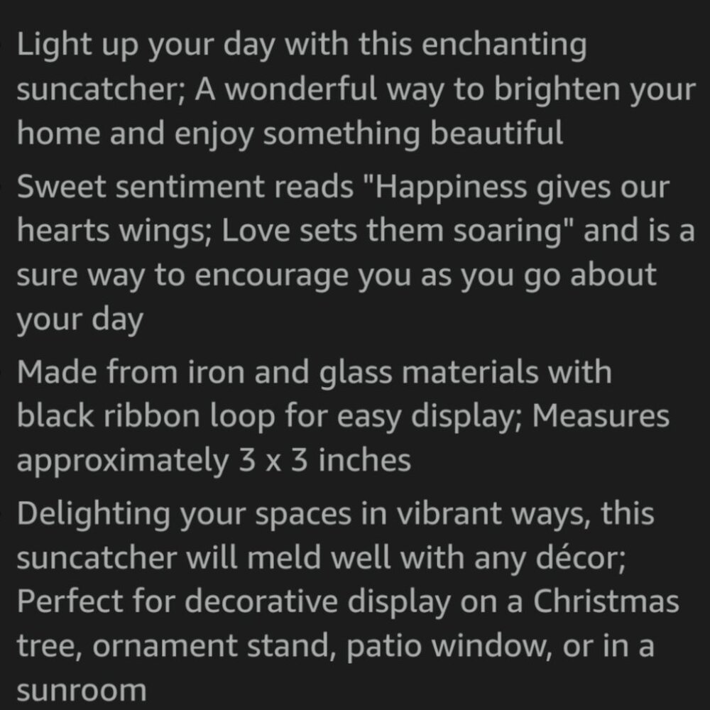 NWT DEMDACO Red Cardinal Iron and Glass Square Suncatcher - Picture 5 of 10